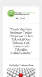 Mobile Screenshot of cambridgetesti.com